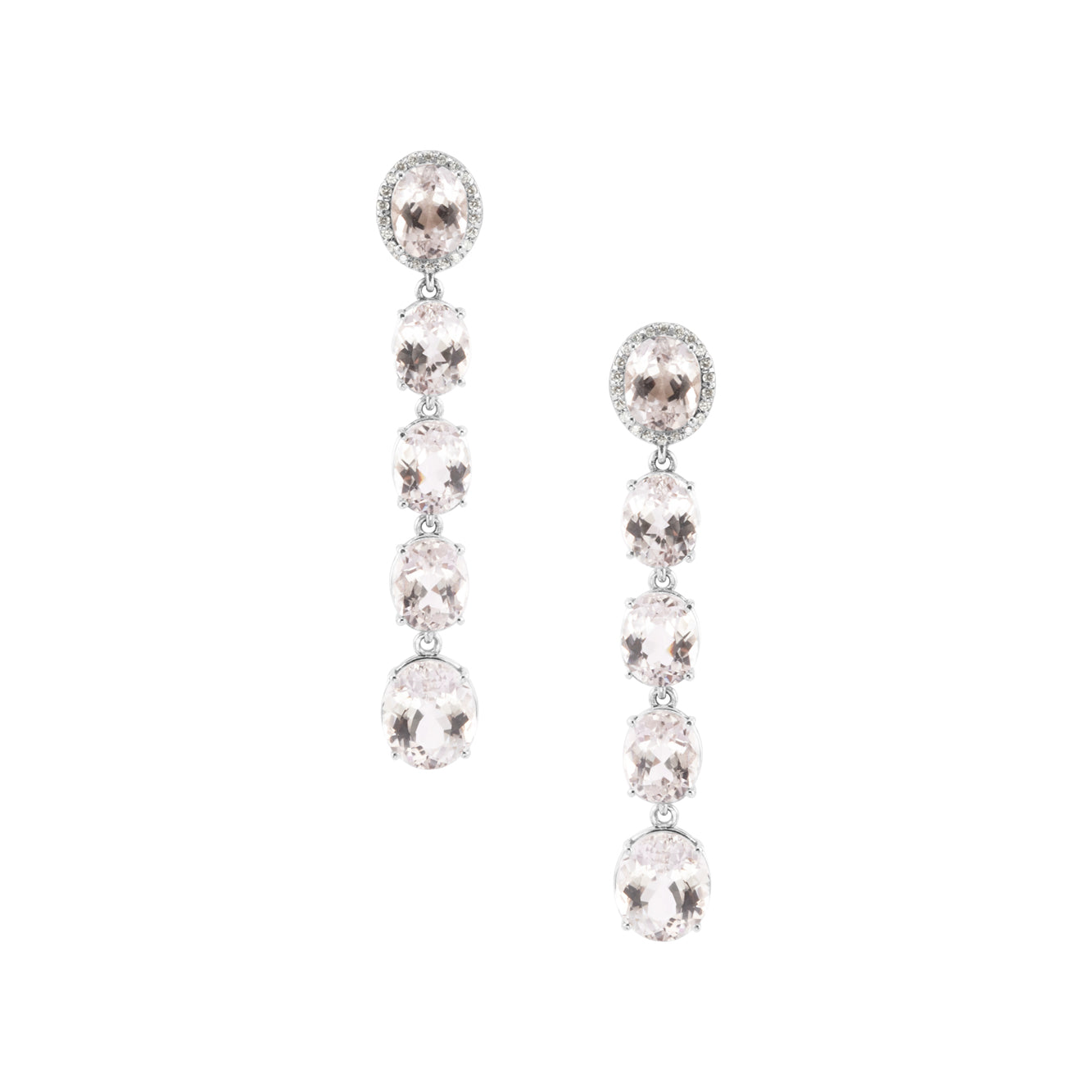 KUNZITE DROP EARRINGS