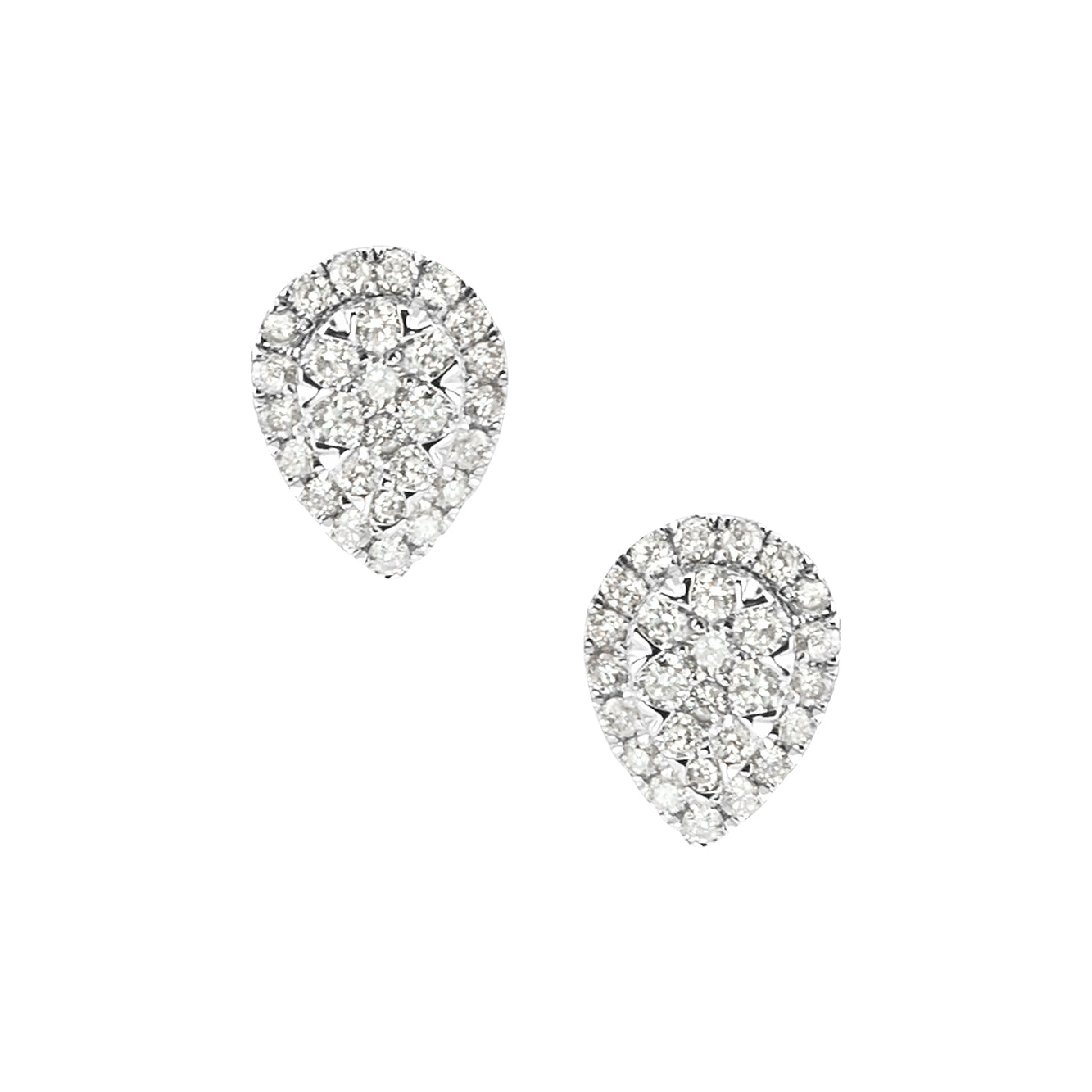 DIAMOND PEAR SHAPED STUDS