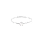 DIAMOND BEADED SOLITAIRE RING