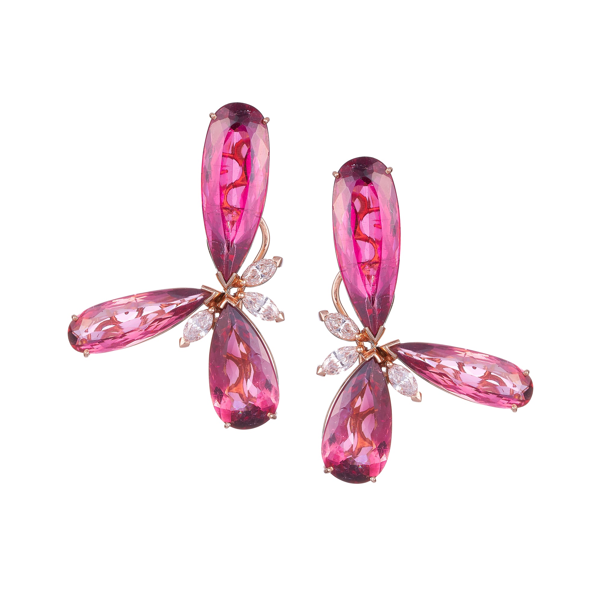 PETAL ROSE EARRINGS