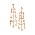 YELLOW DIAMOND CHANDELIER EARRINGS