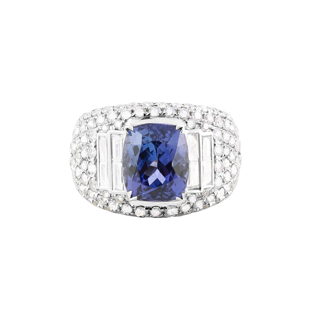 TANZANITE DOME RING