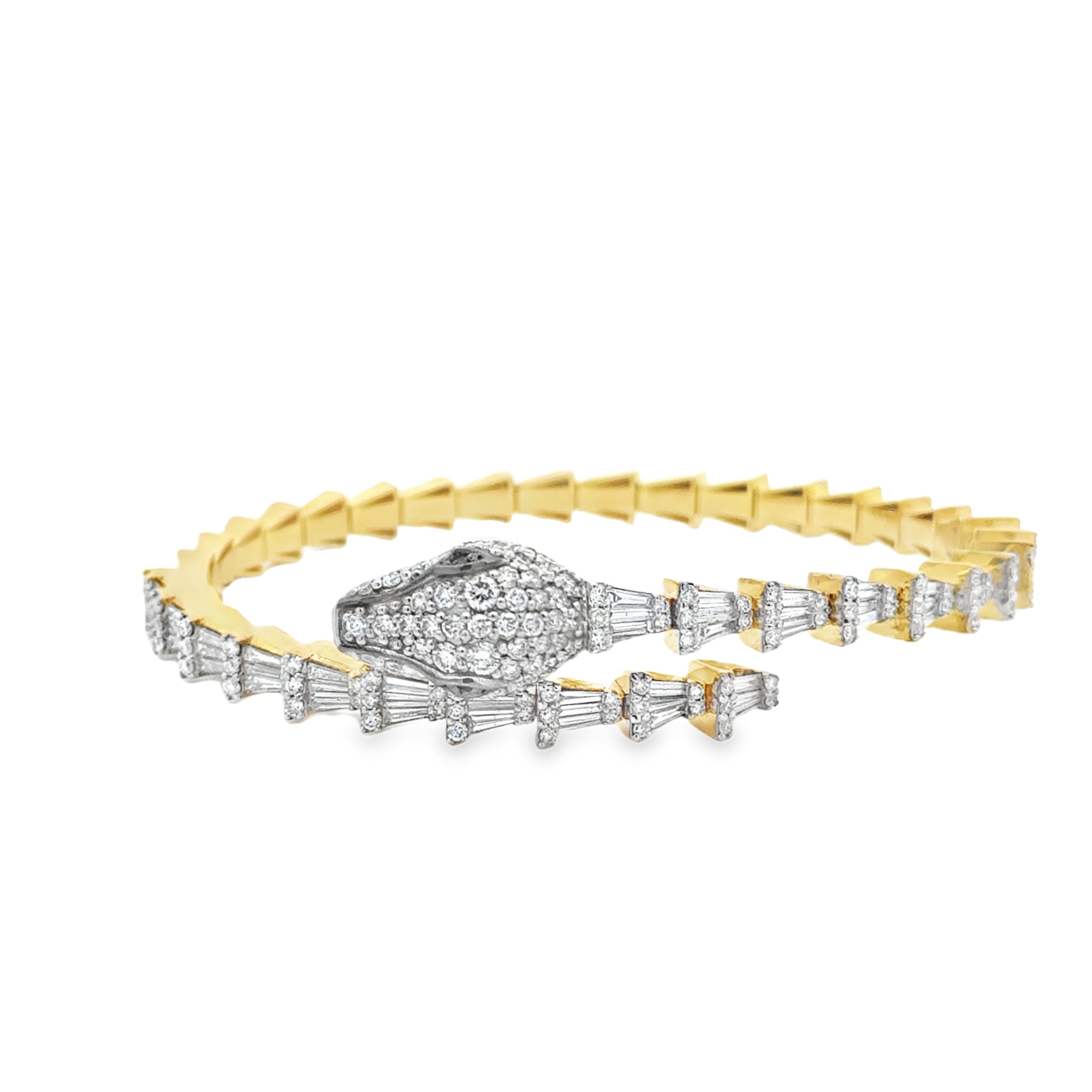 LARGE DIAMOND SERPENT BRACELET