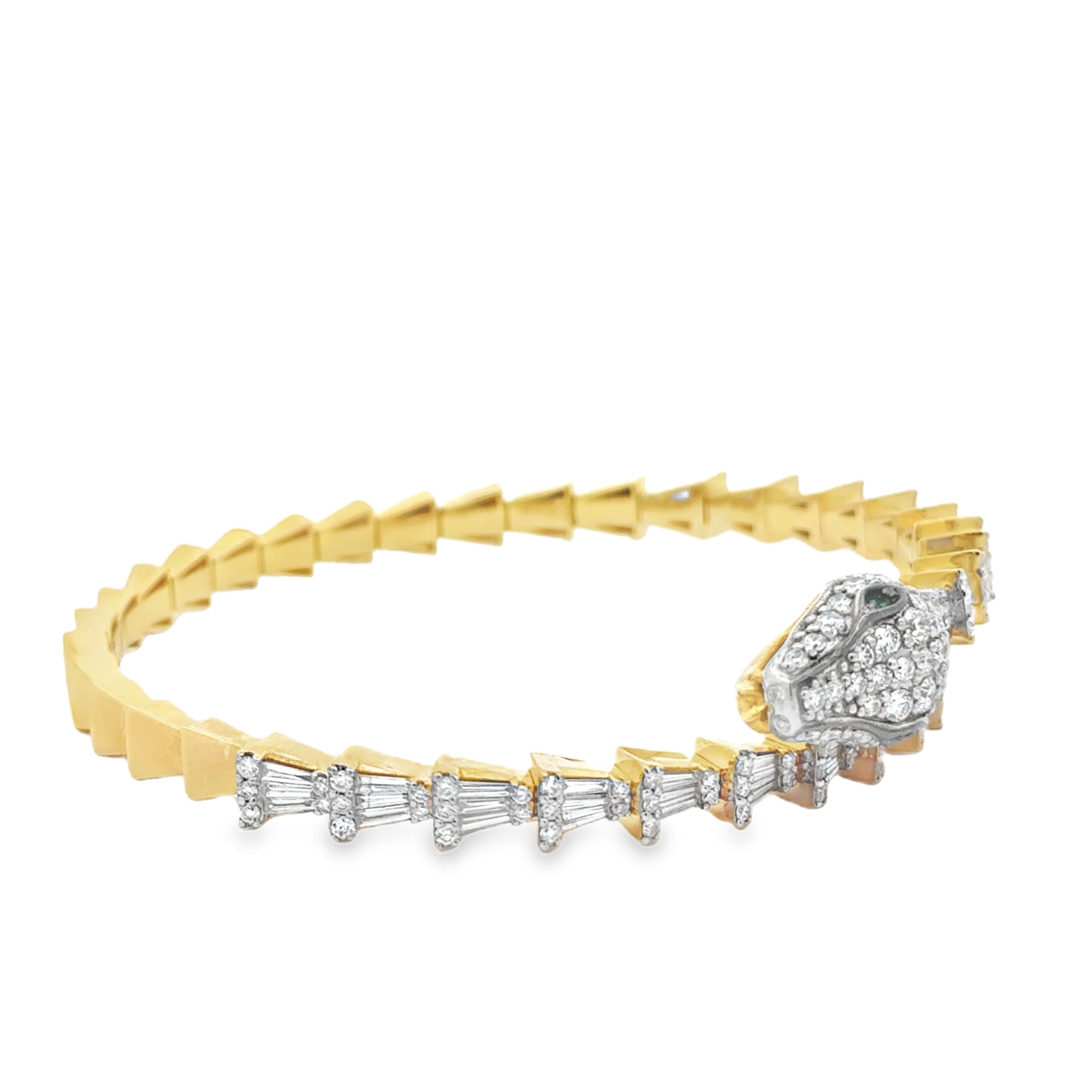 LARGE DIAMOND SERPENT BRACELET