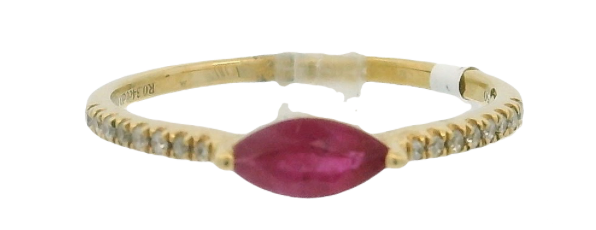 LATERAL MARQUISE RING