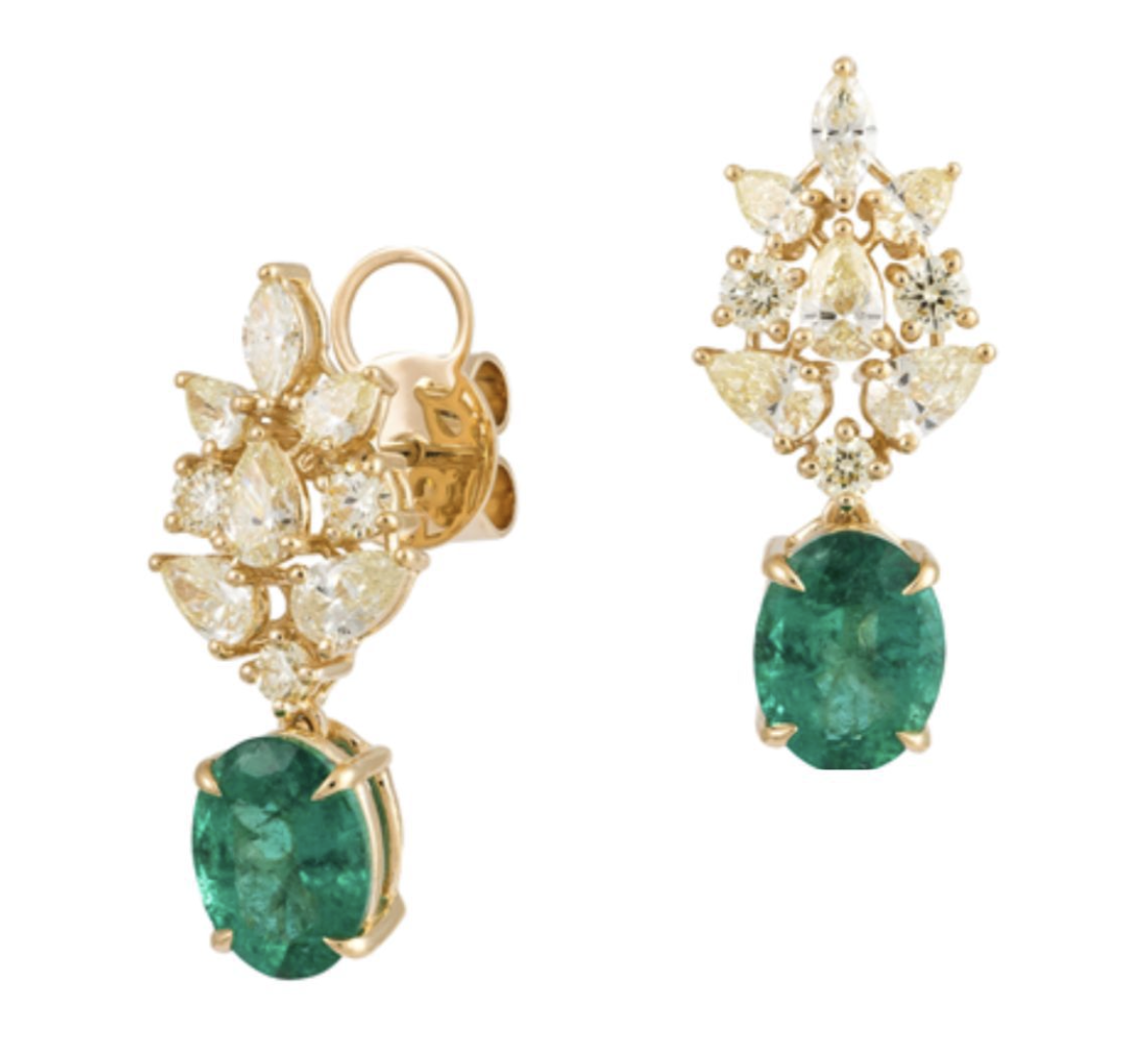 LEAF DROP EARRINGS