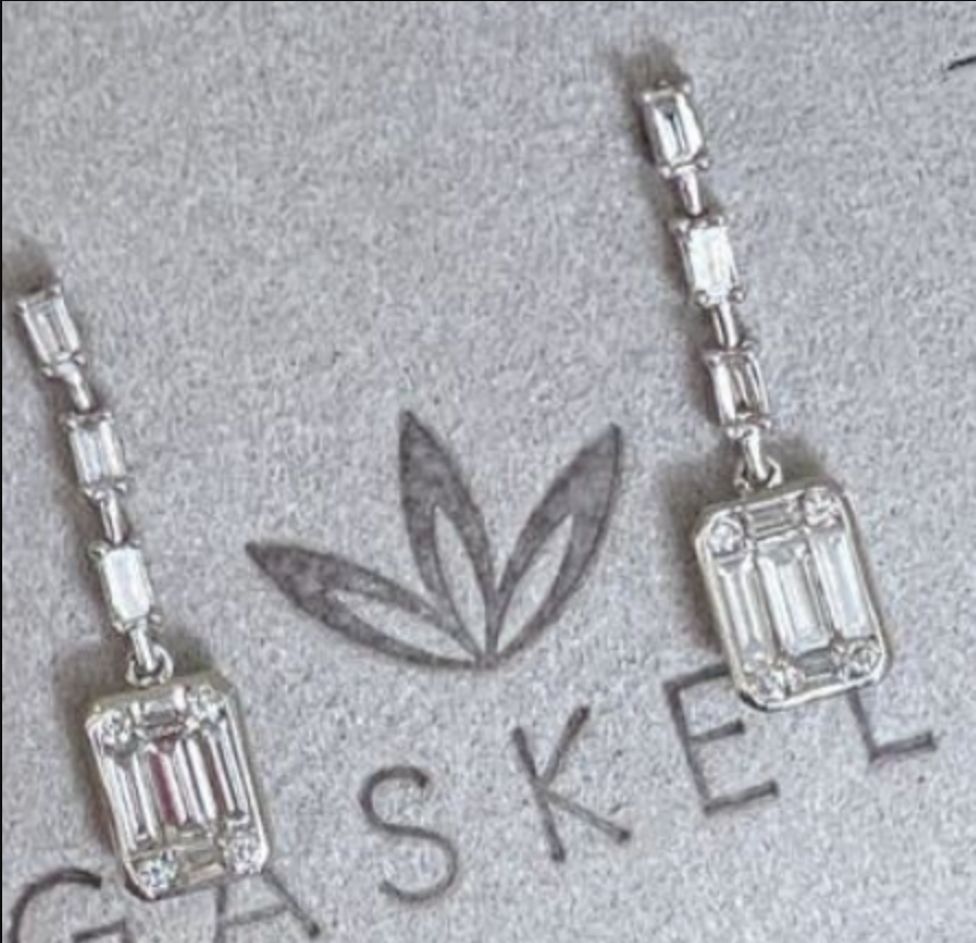 LONG BAGUETTES EARRINGS