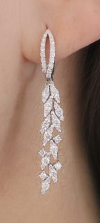 LONG DIAMOND EARRINGS