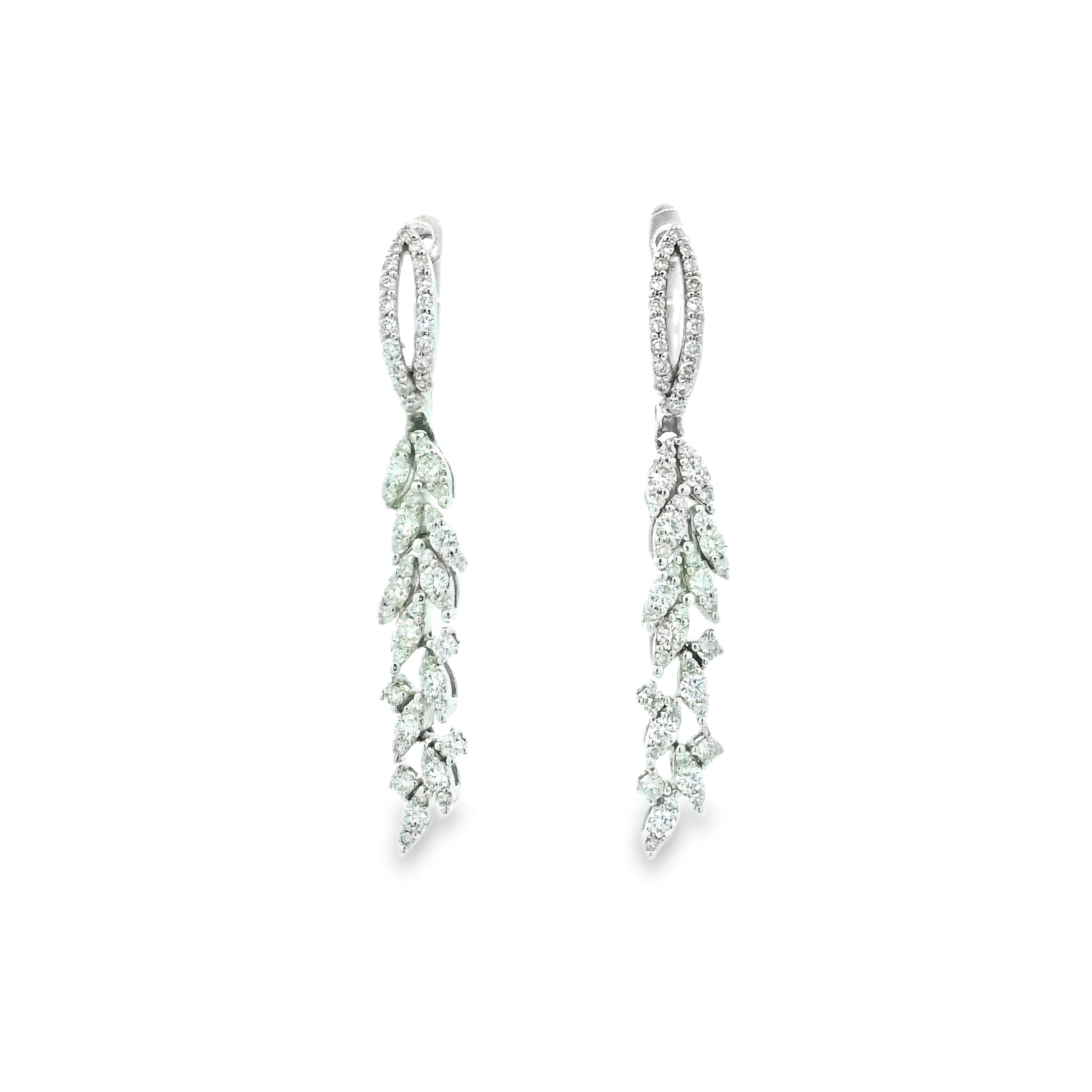 LONG DIAMOND EARRINGS