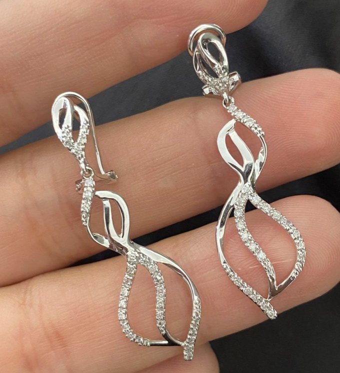 LONG LEAF EARRINGS