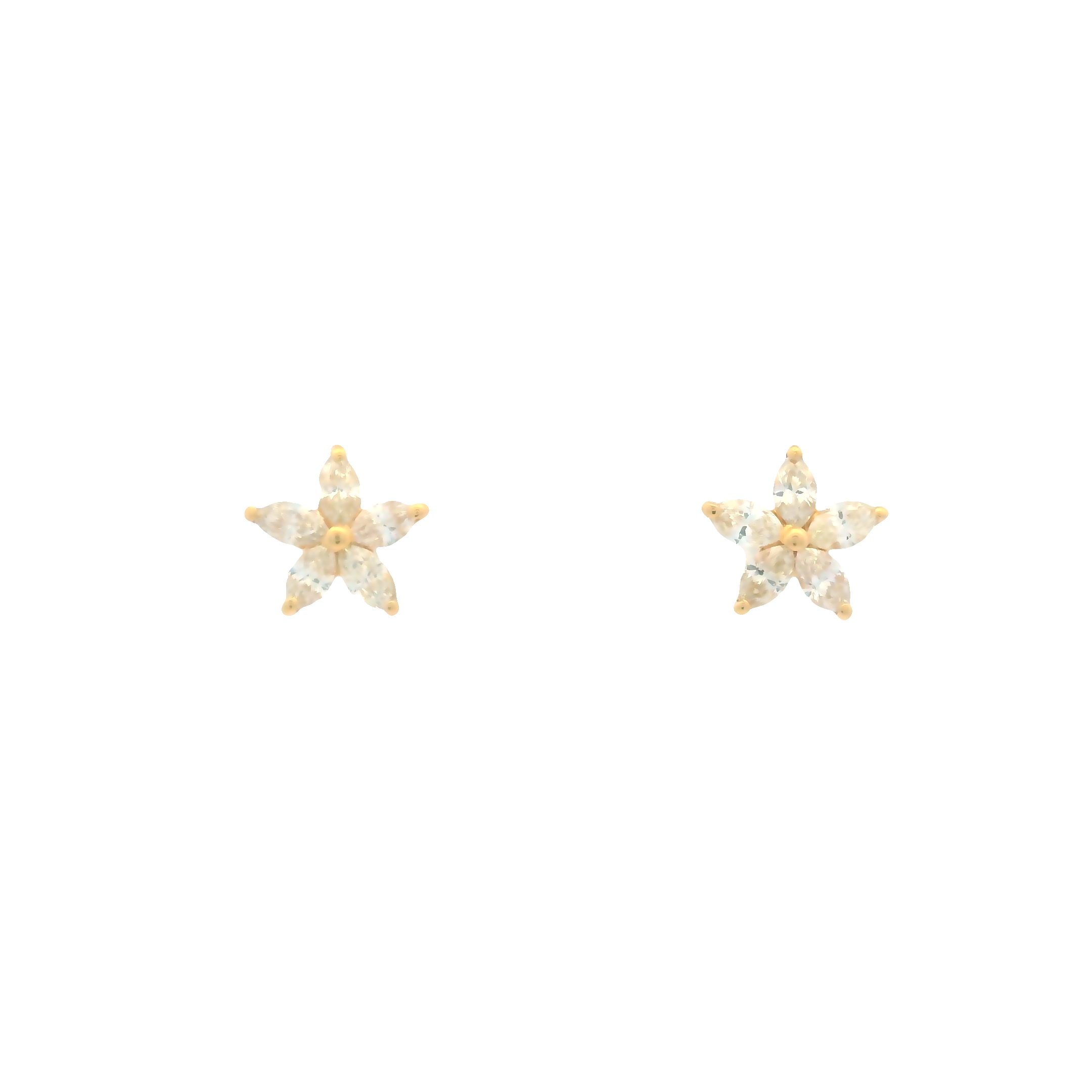 MARQUISE MINI FLOWER EARRINGS