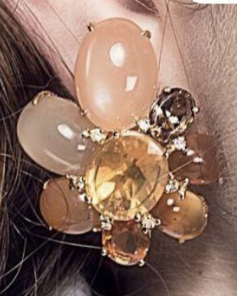 MEXICAN OPAL & TOURMALINE DIAMOND BLOOMS