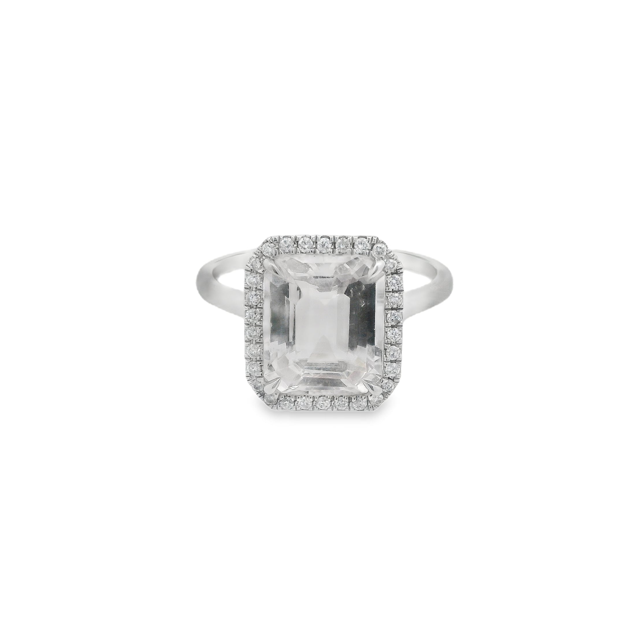MORGANITE SOLITAIRE RING