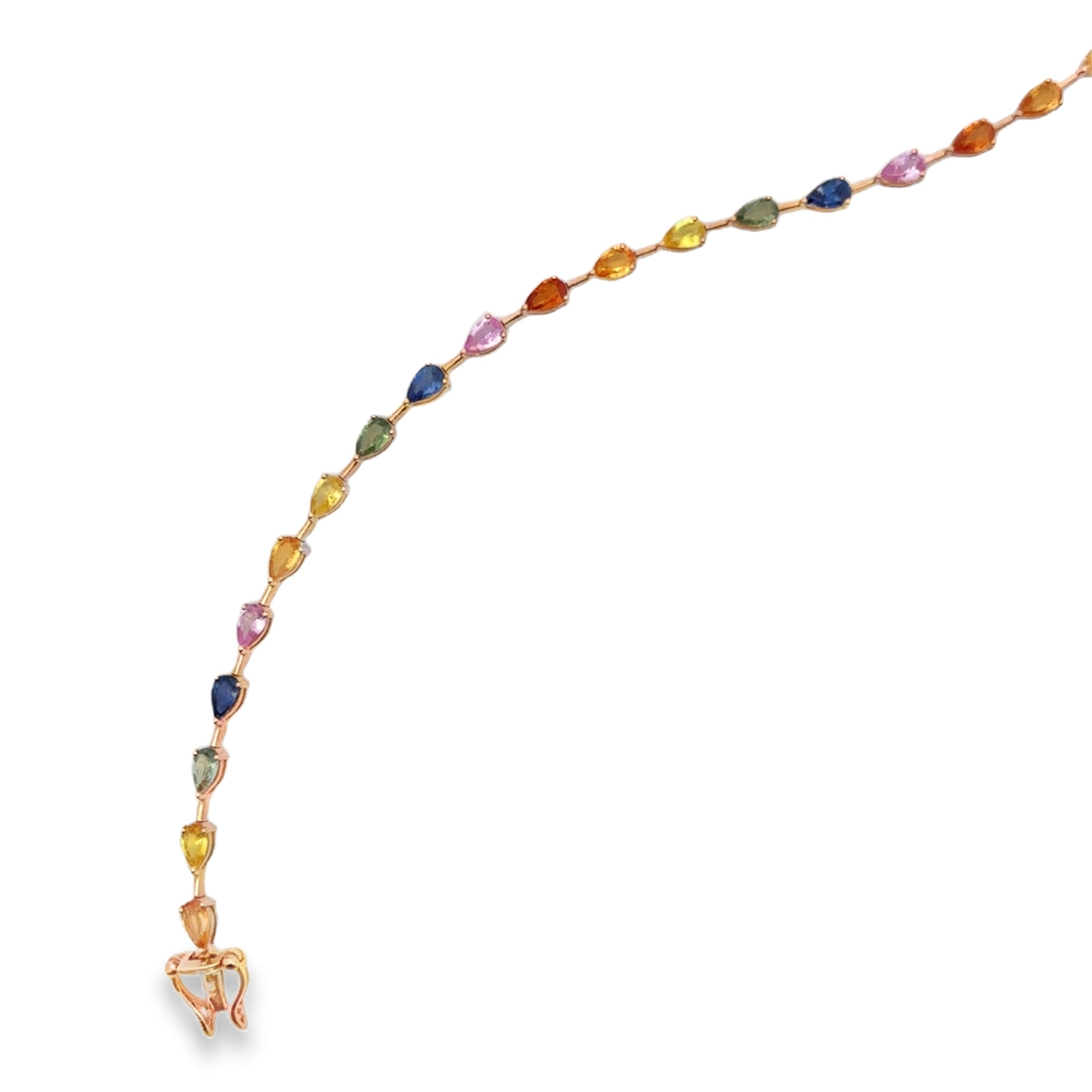 MULTI-SAPPHIRE TENNIS BRACELET