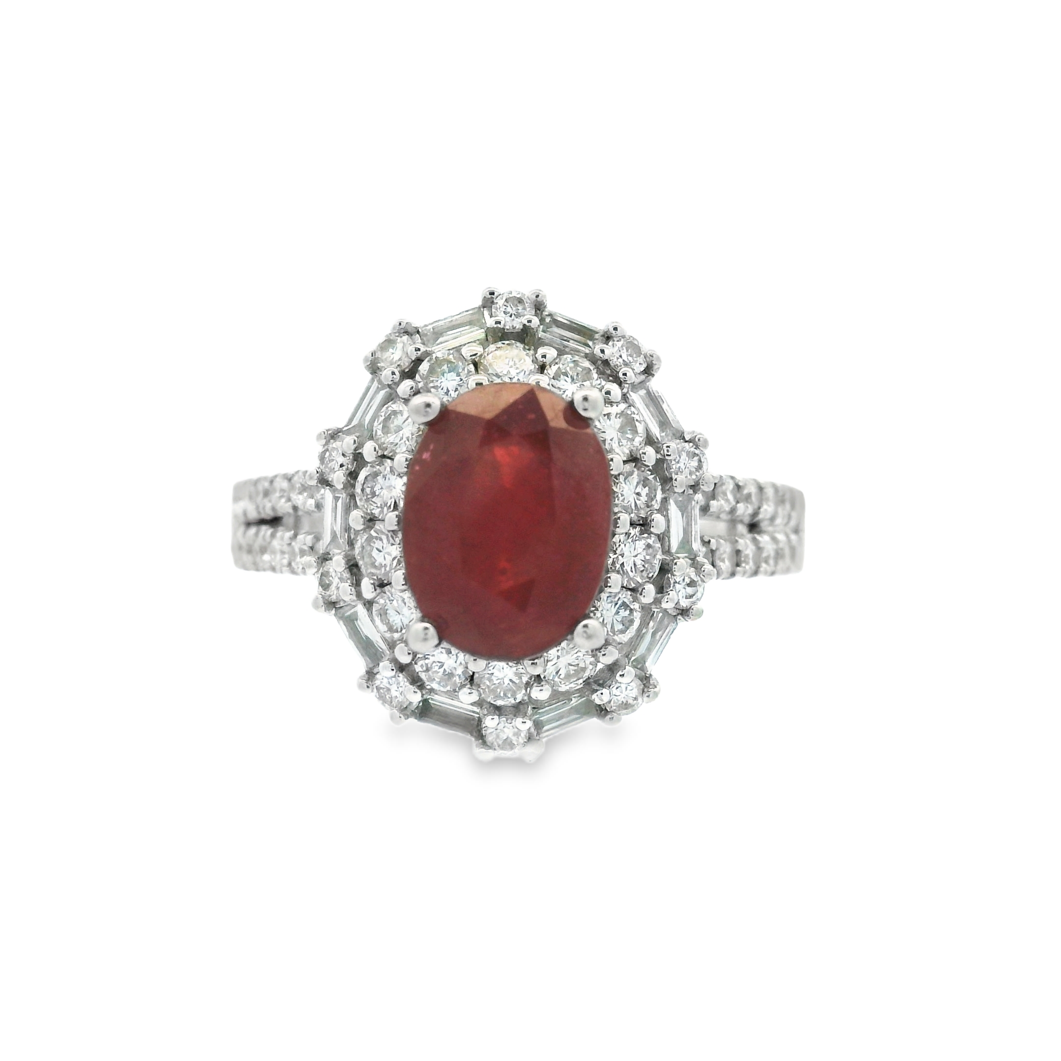 OVAL RUBY RING