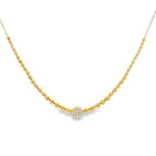 BALL SPARK DIAMOND CHOKER.