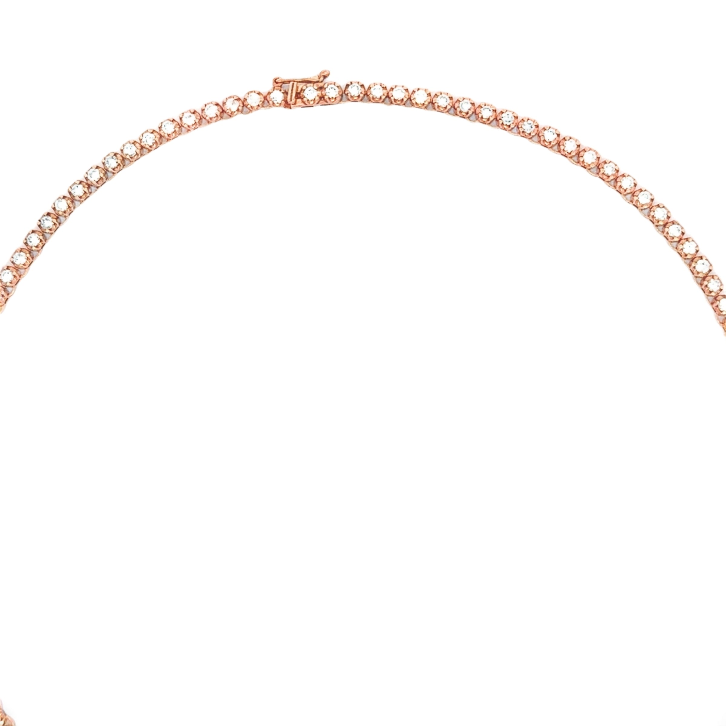 ROSE FULL TENNIS NECKLACE
