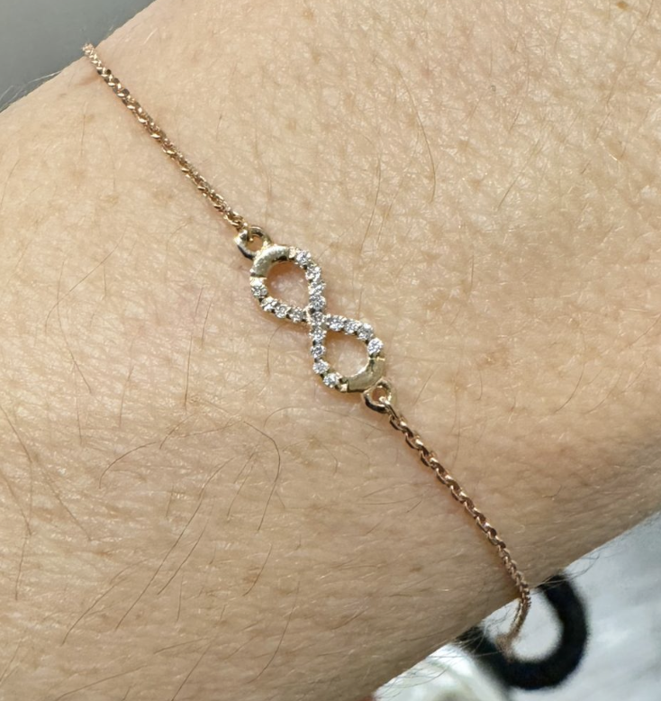 ROSE GOLD INFINITY BRACELET
