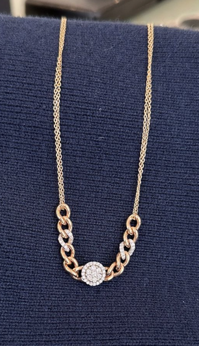 ROSE GOLD LINK CHAIN NECKLACE