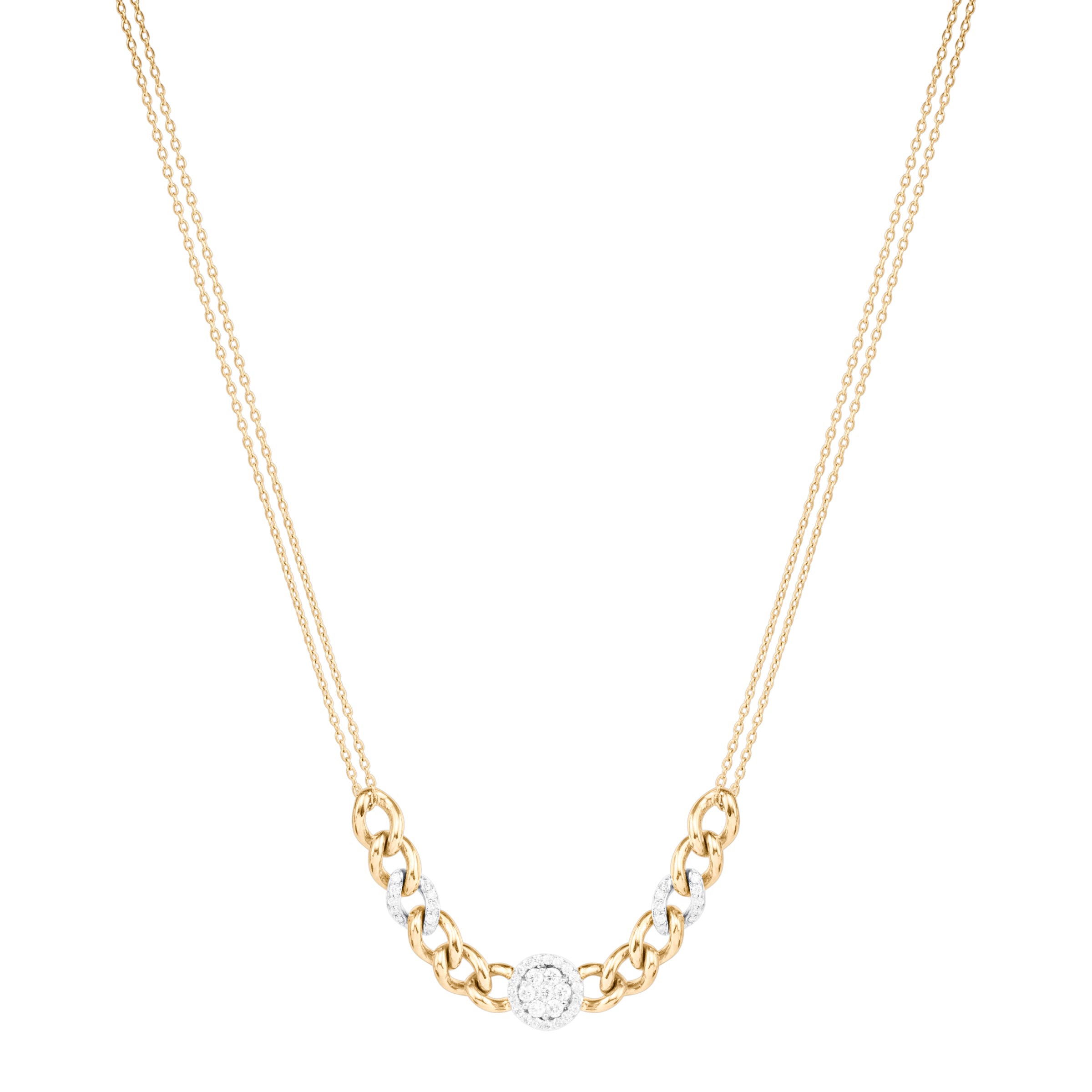 ROSE GOLD LINK CHAIN NECKLACE