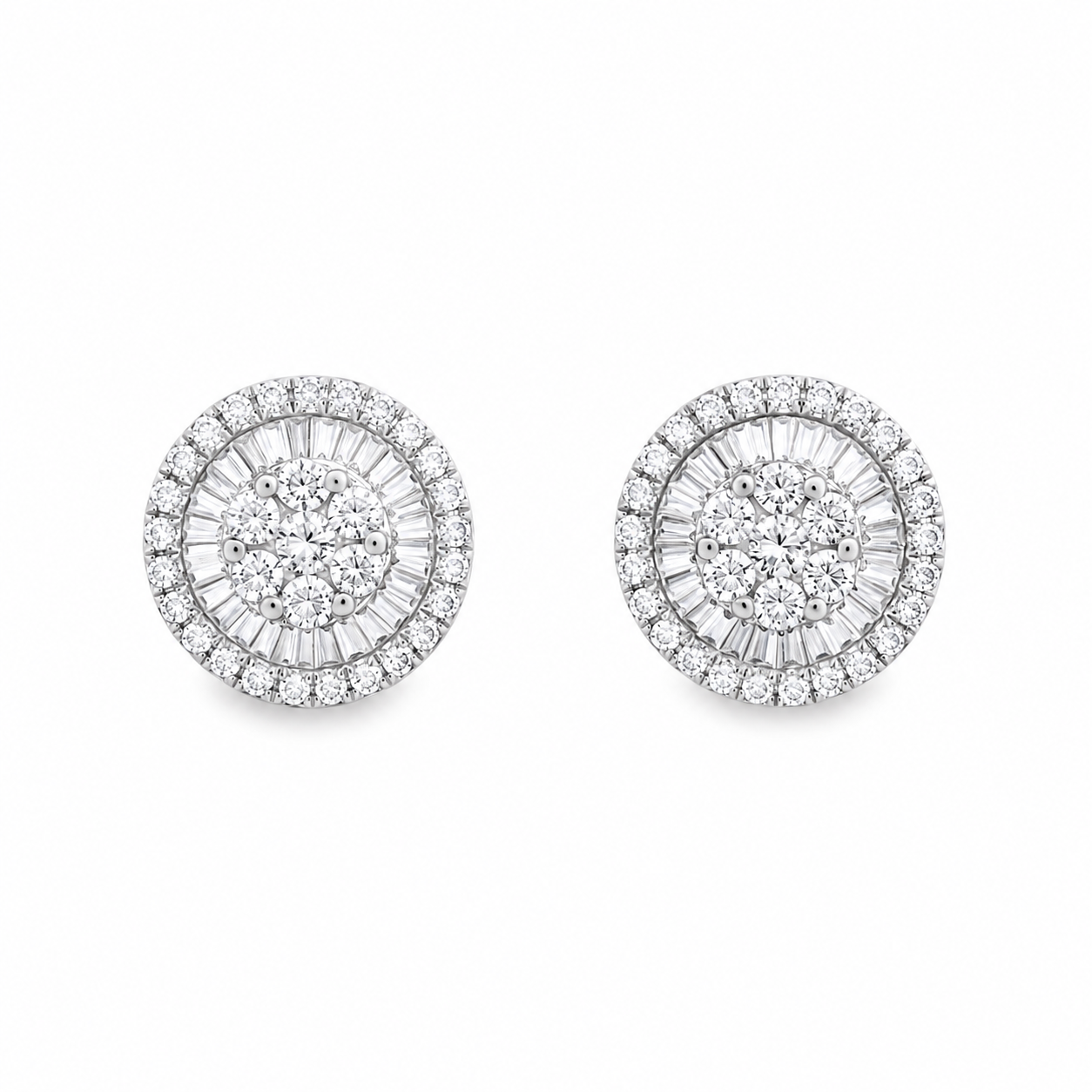 ROUNDED DIAMONDS STUDS