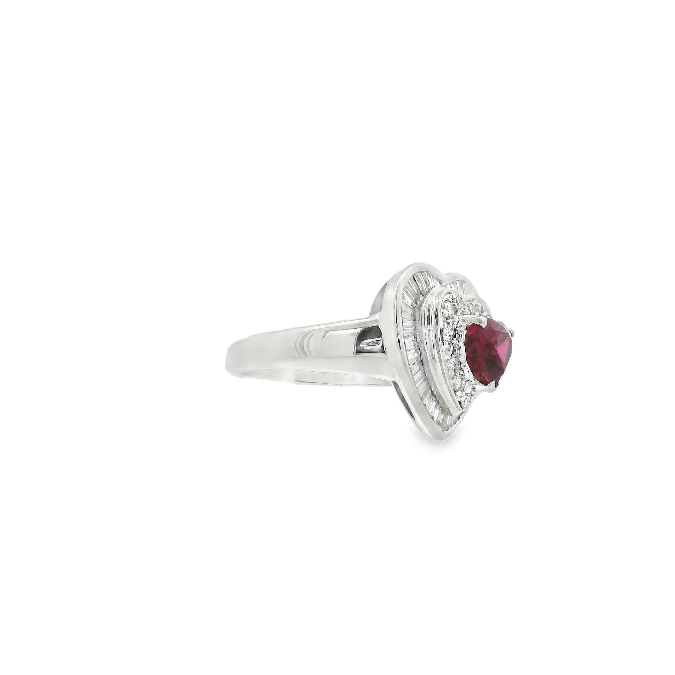 RUBY HEART RING