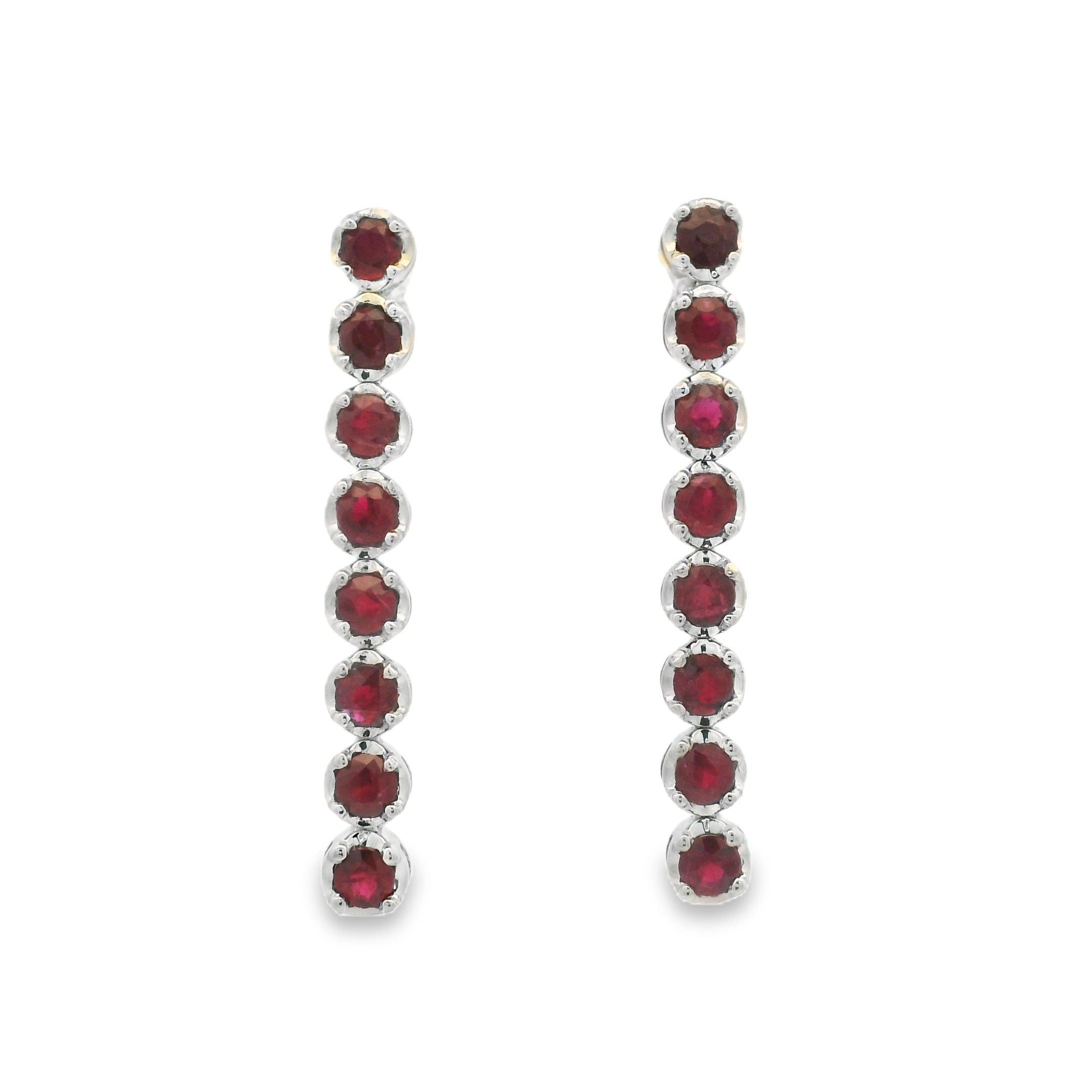 RUBY LONG DANGLES