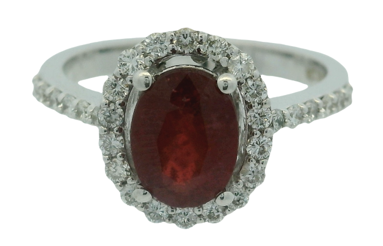 RUBY OVAL RING