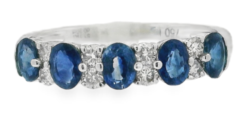 SAPPHIRE OVAL RING