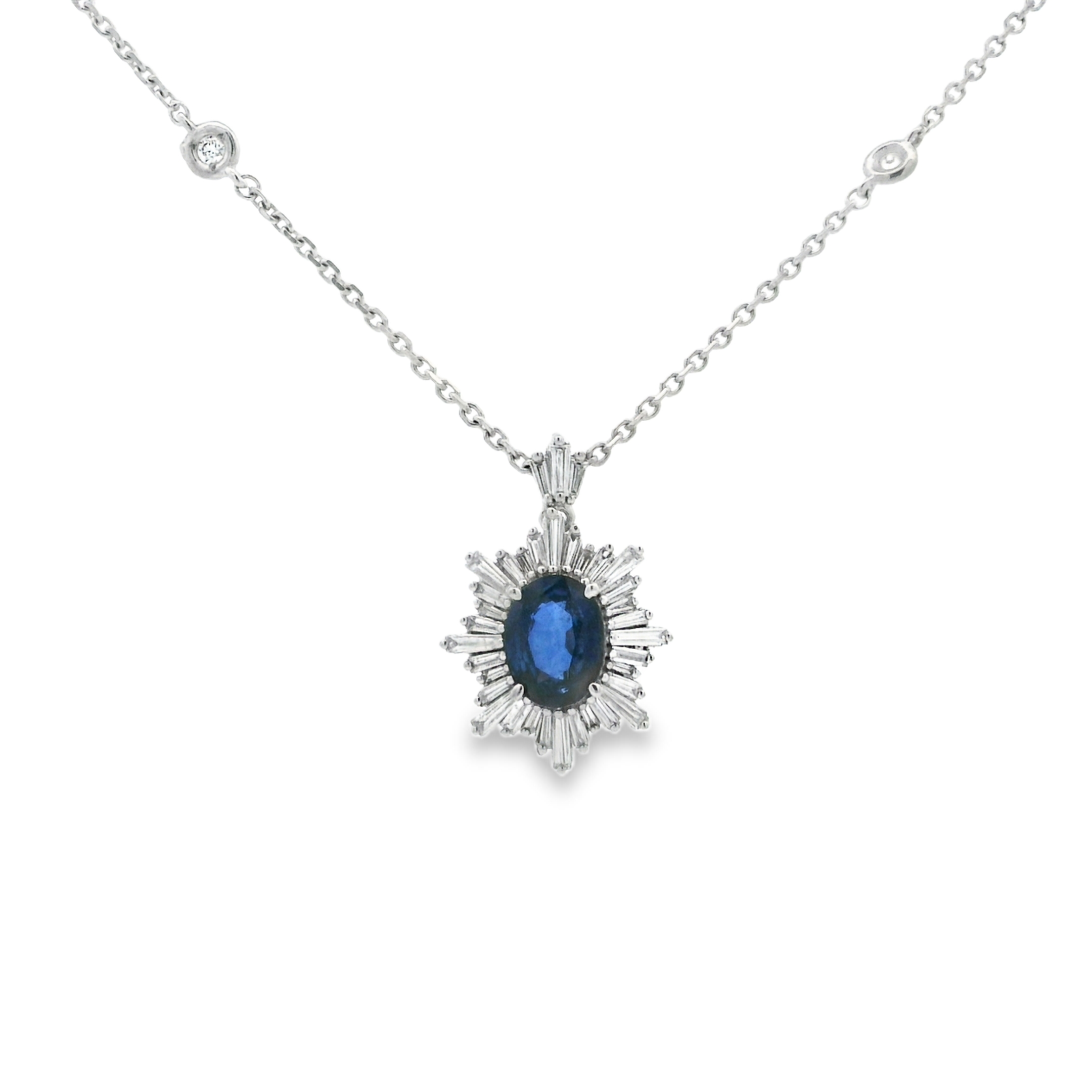 SAPPHIRE PENDANT NECKLACE