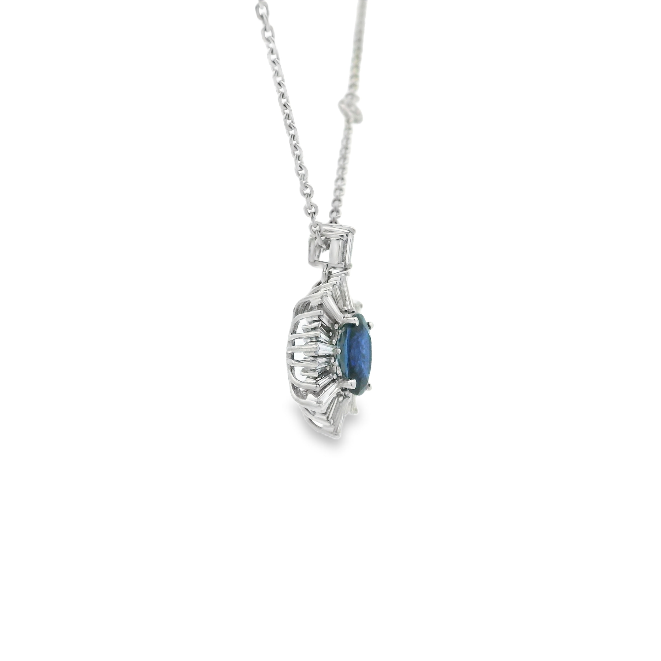 SAPPHIRE PENDANT NECKLACE