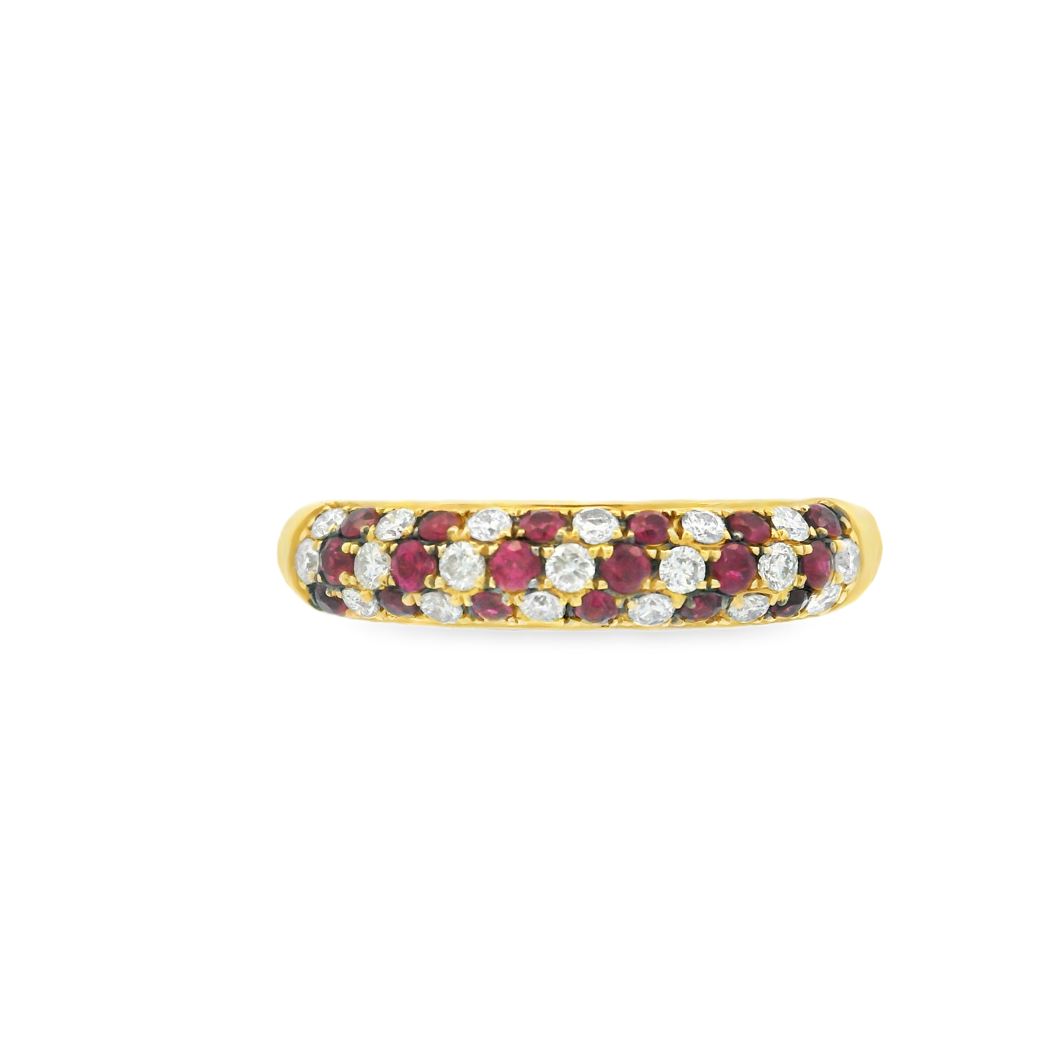 SPIRAL RUBY RING