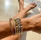 SPIKES CUFF YELLOW GOLD