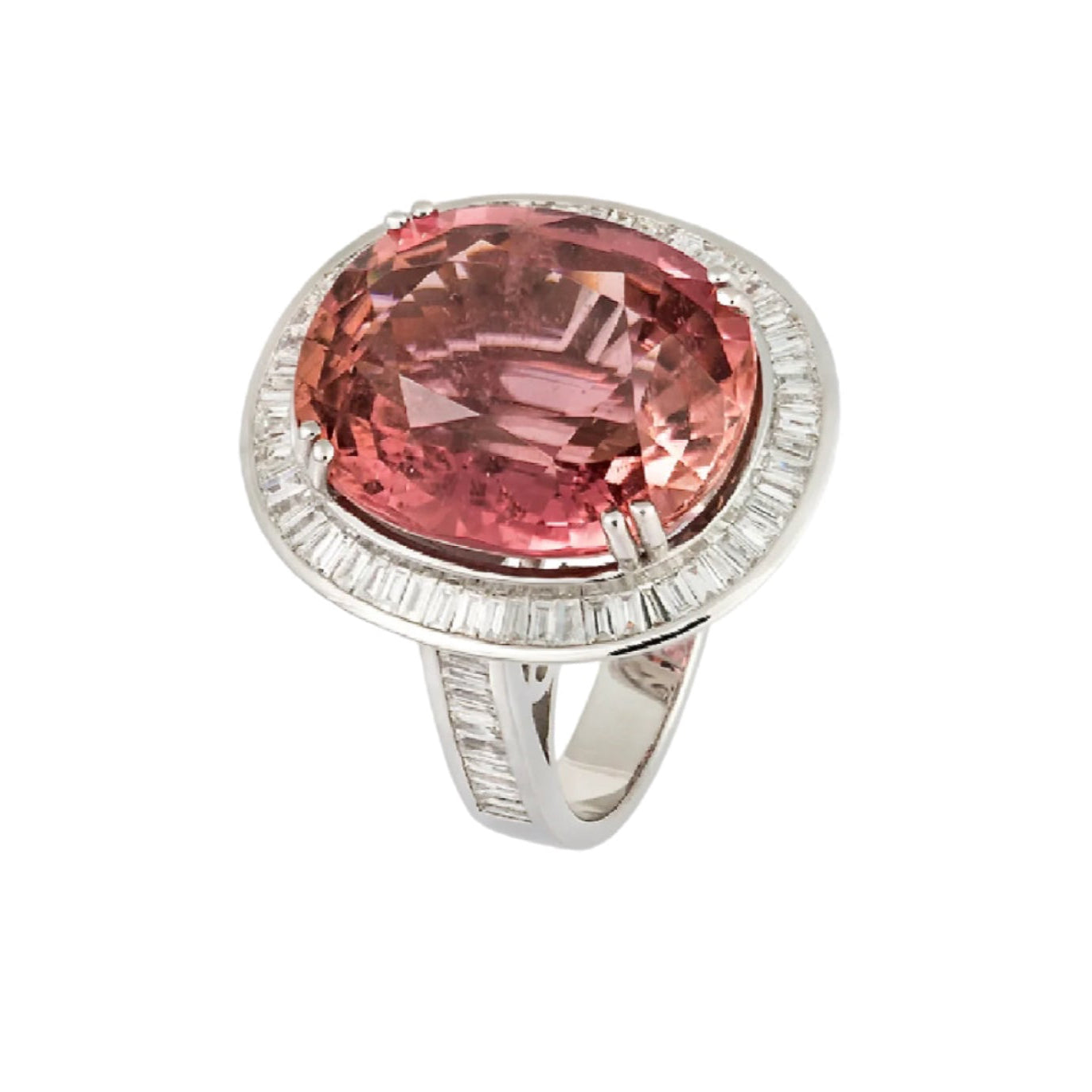 OVAL TOURMALINE COCKTAIL RING