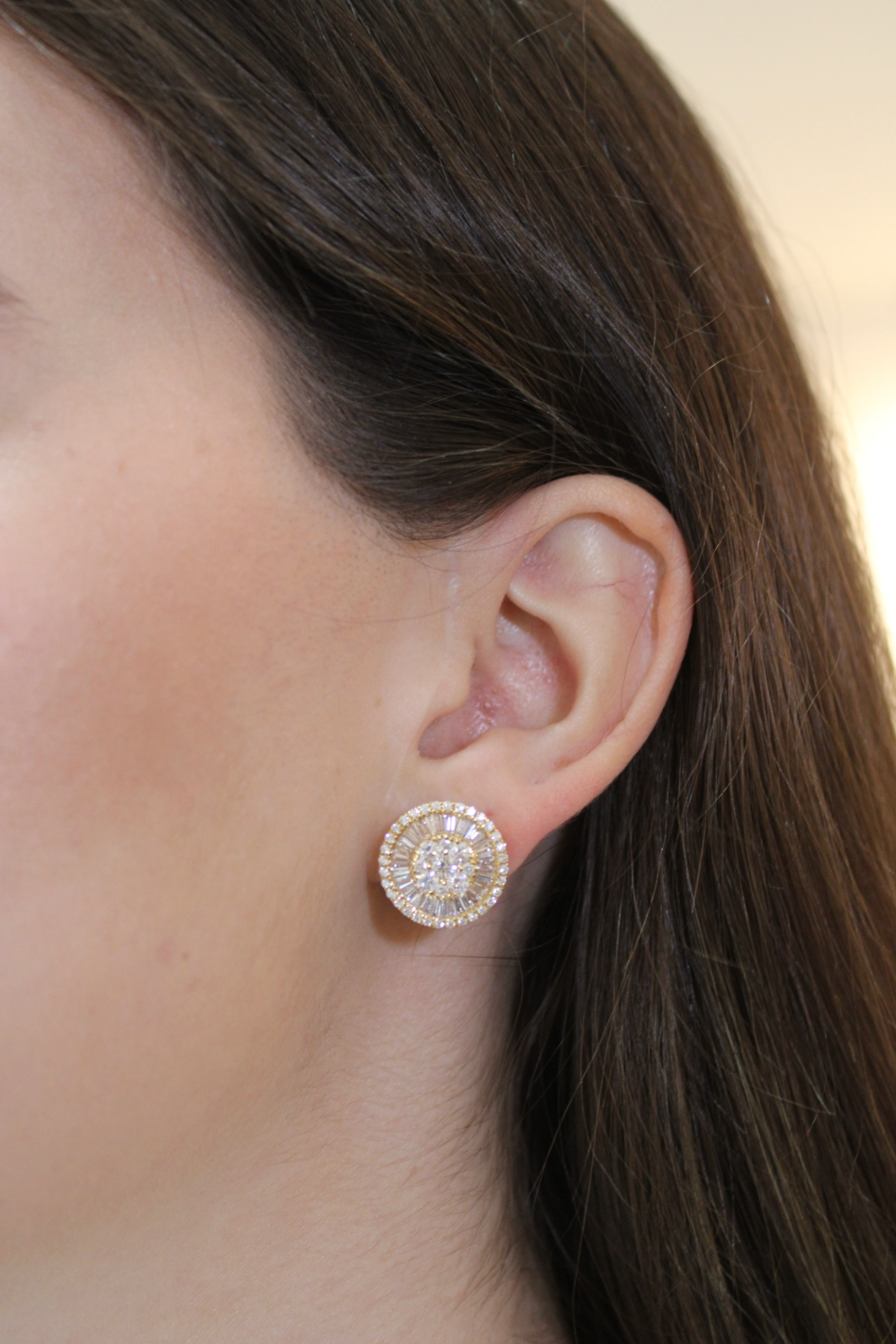GOLDEN GLOW DIAMOND EARRINGS