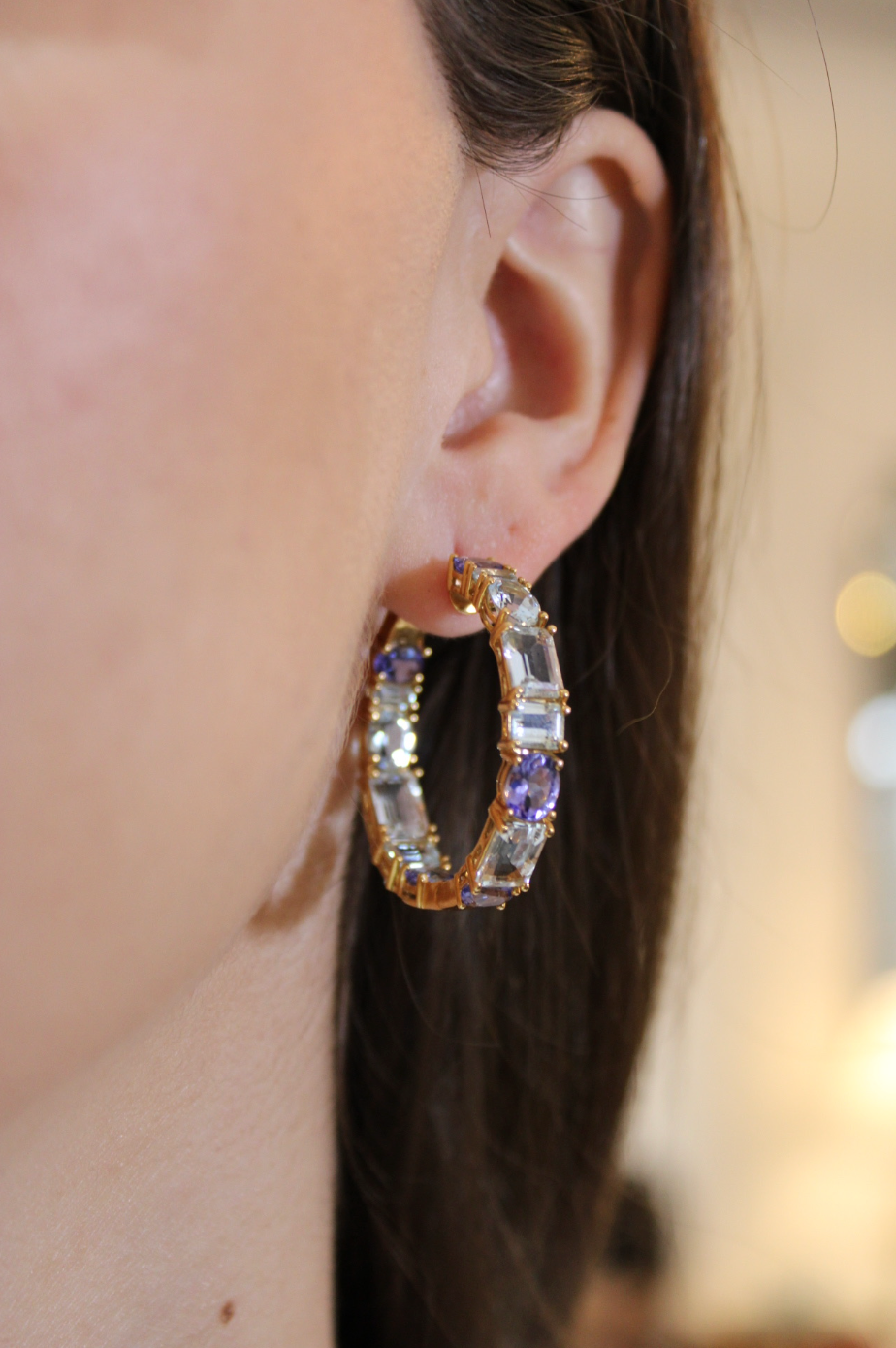 PASTEL PALATE THICK HOOPS