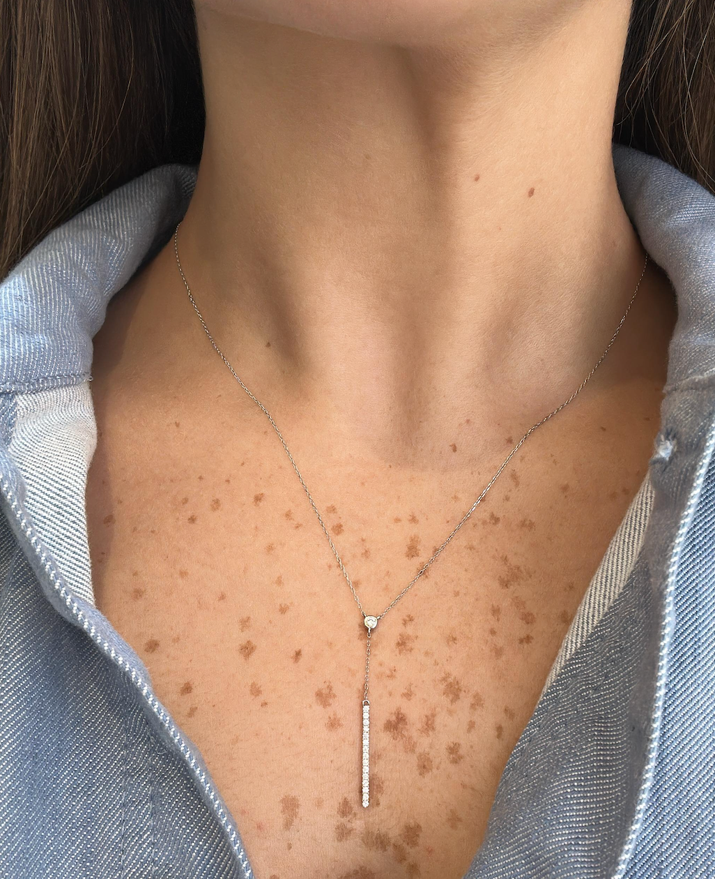 DIAMOND LARIAT NECKLACE