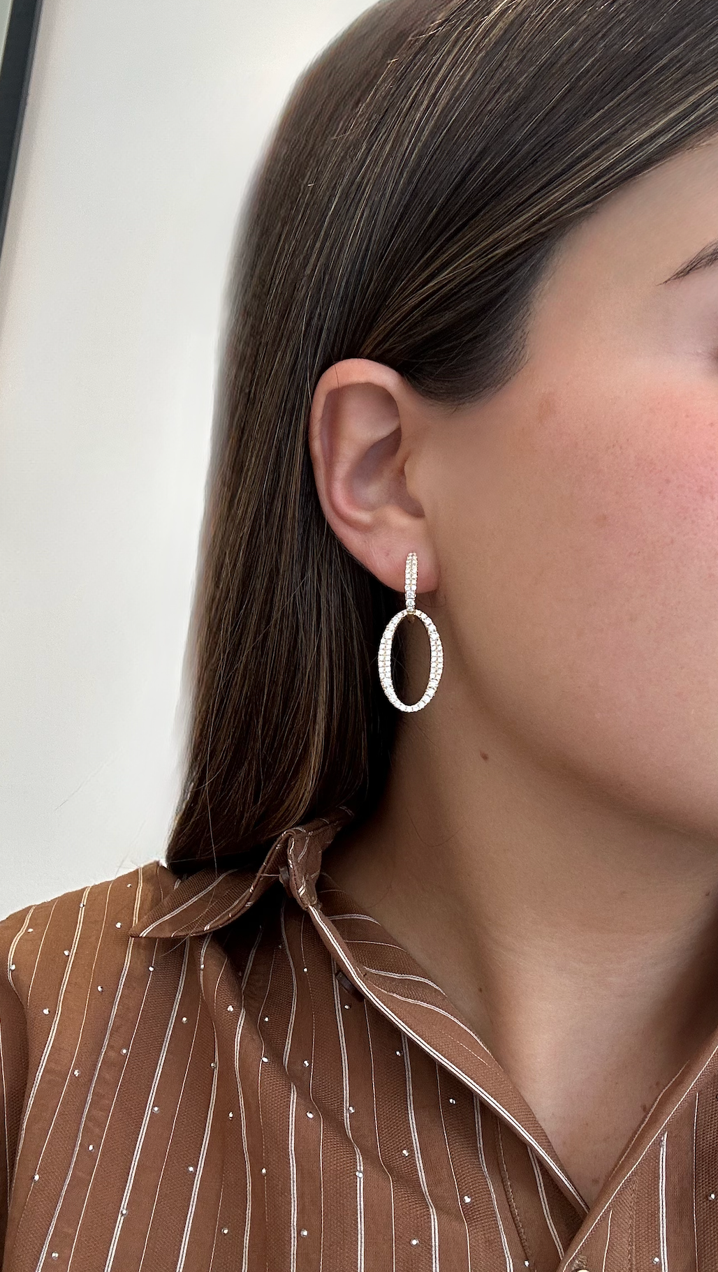 TWO-IN-ONE GOLDEN DIAMOND HOOPS