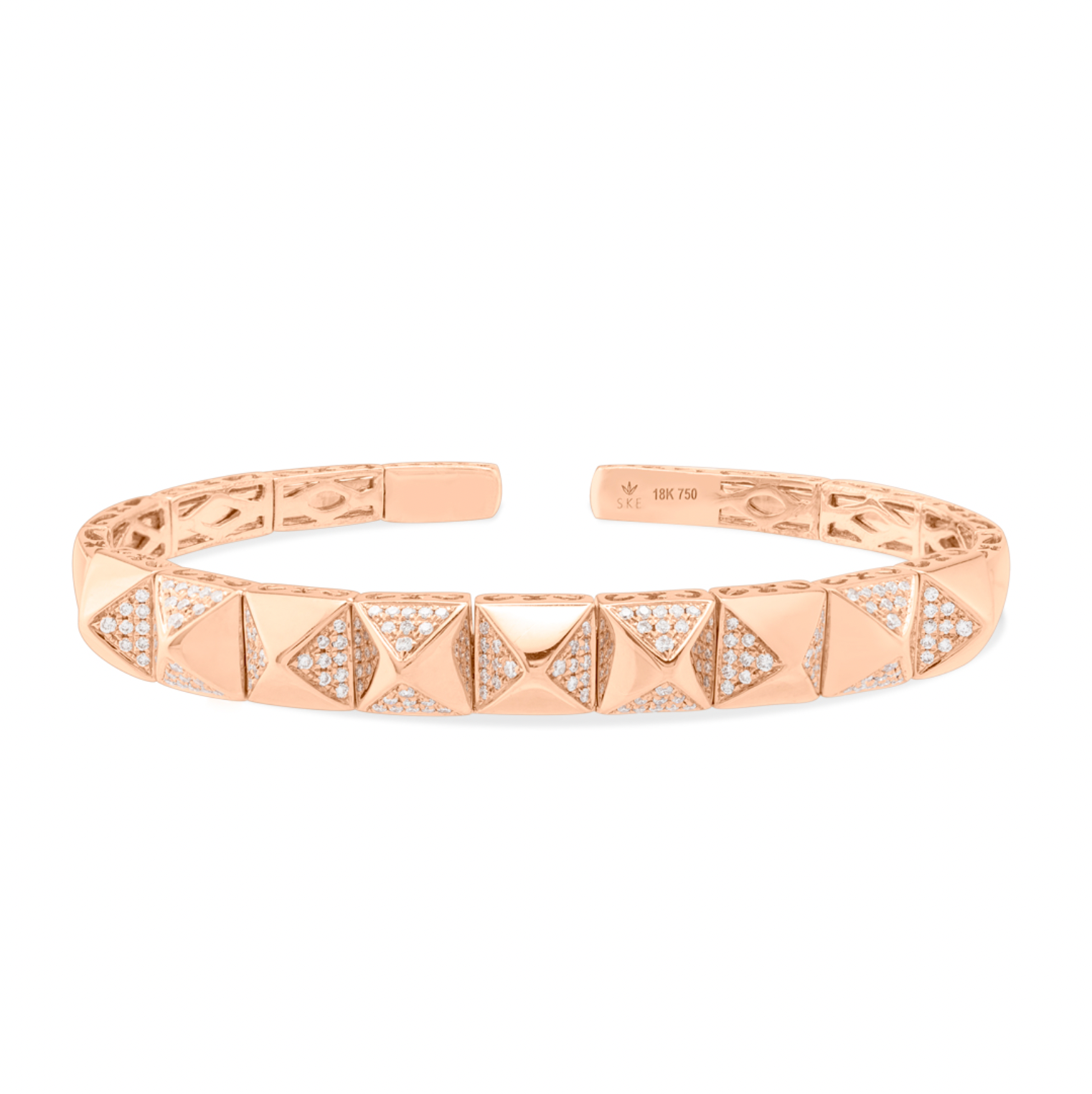 SPIKES CUFF YELLOW GOLD