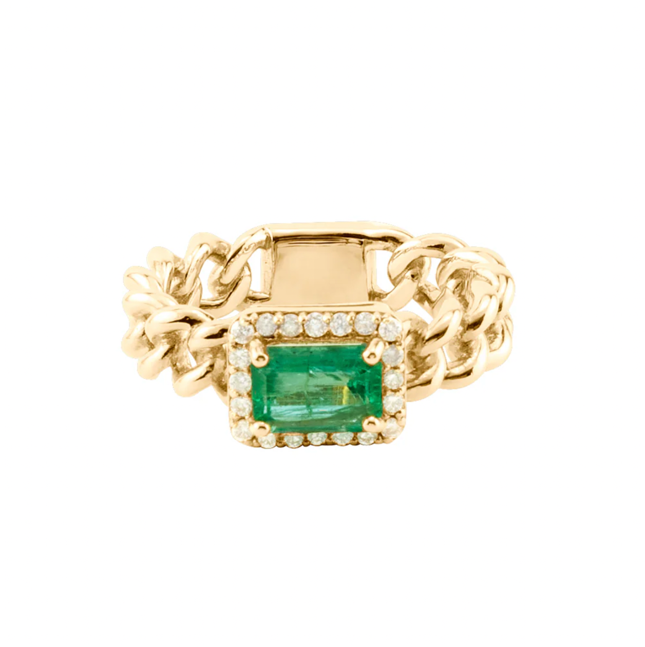 BLUE SAPPHIRE CHAIN RING