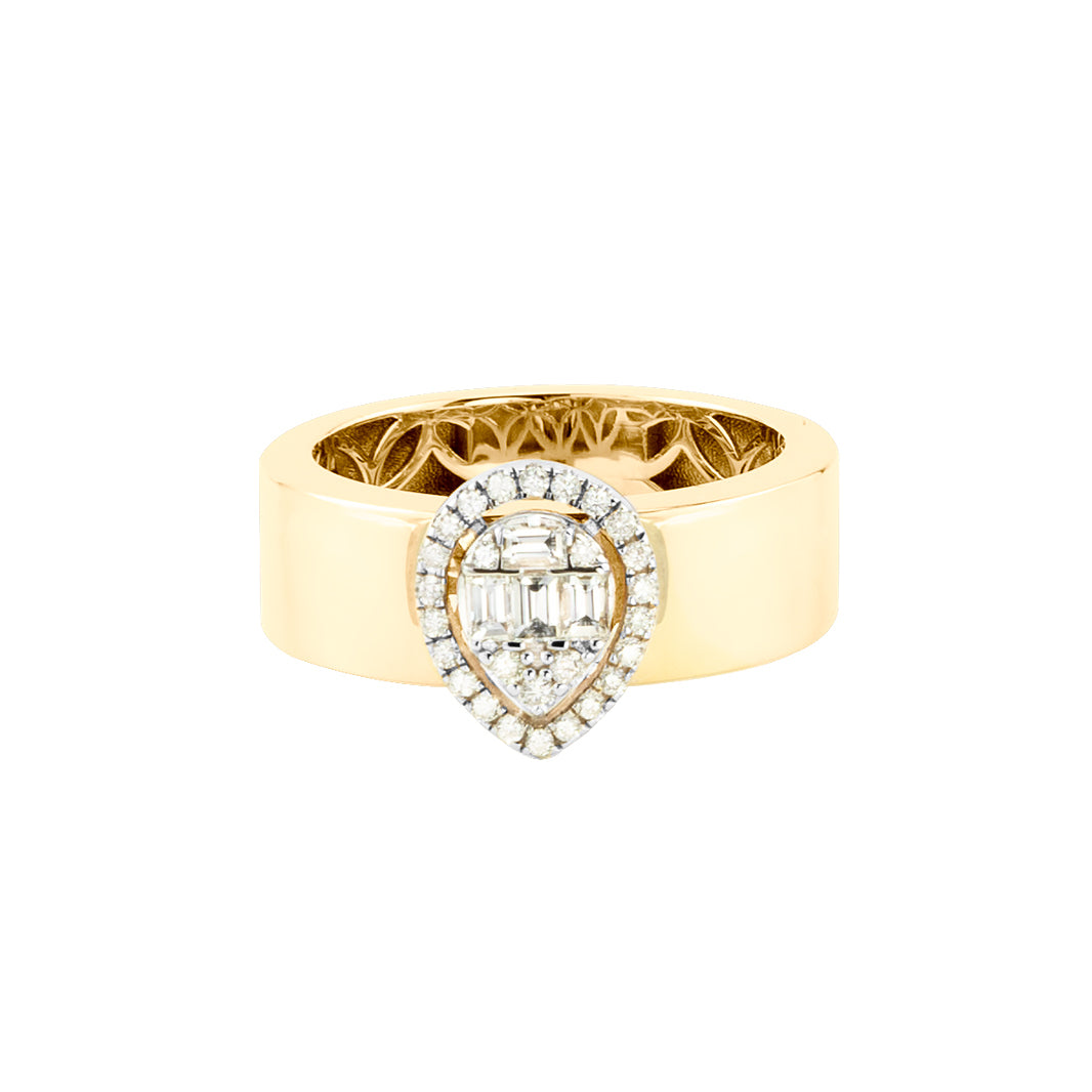 TEAR DROP DIAMOND BAND