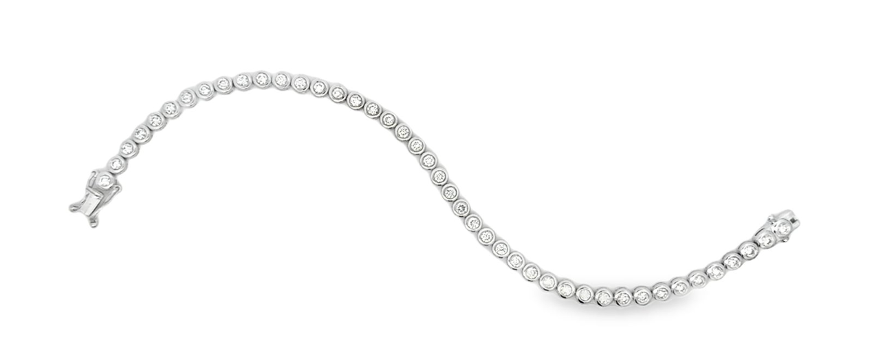 TENNIS BRACELET WHITE GOLD