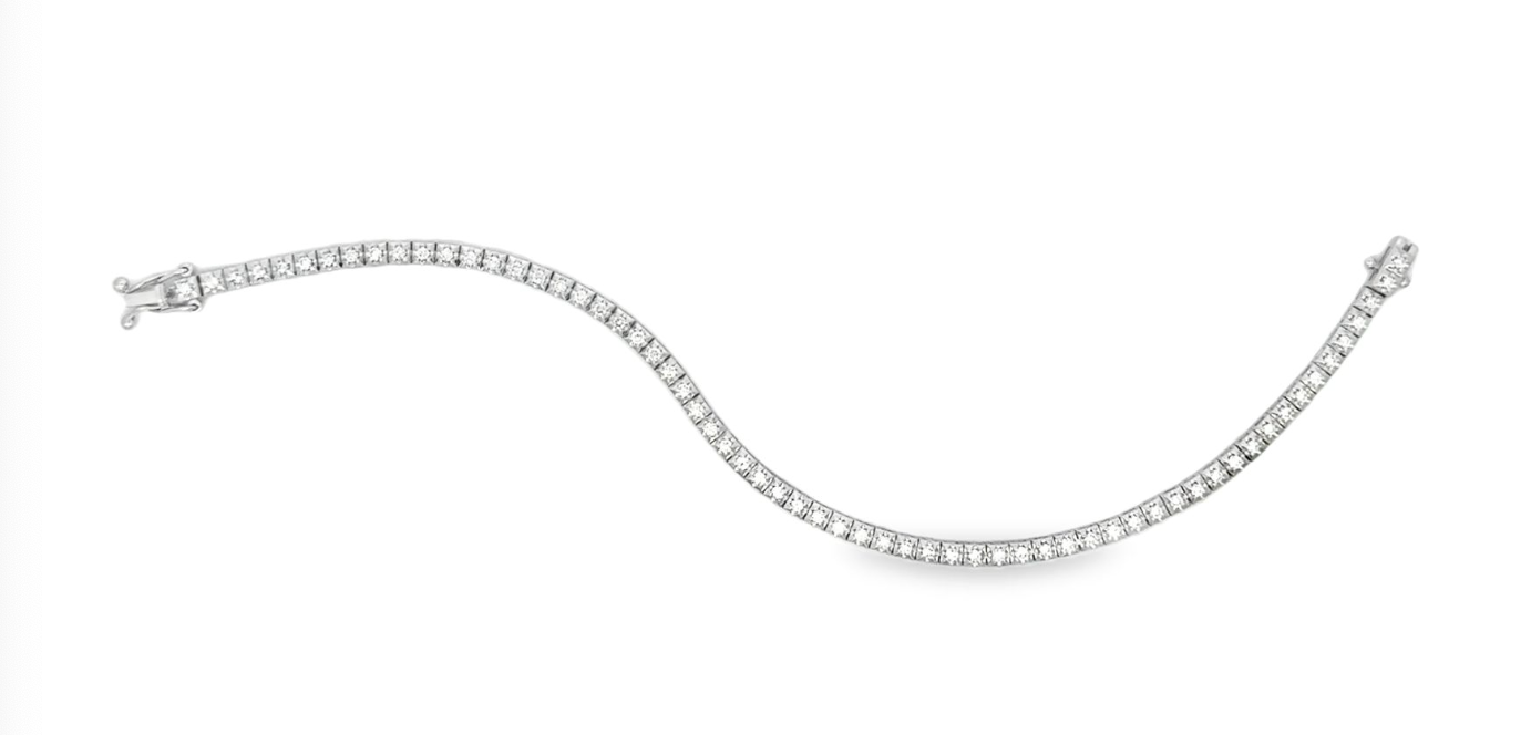 TENNIS BRACELET WHITE GOLD