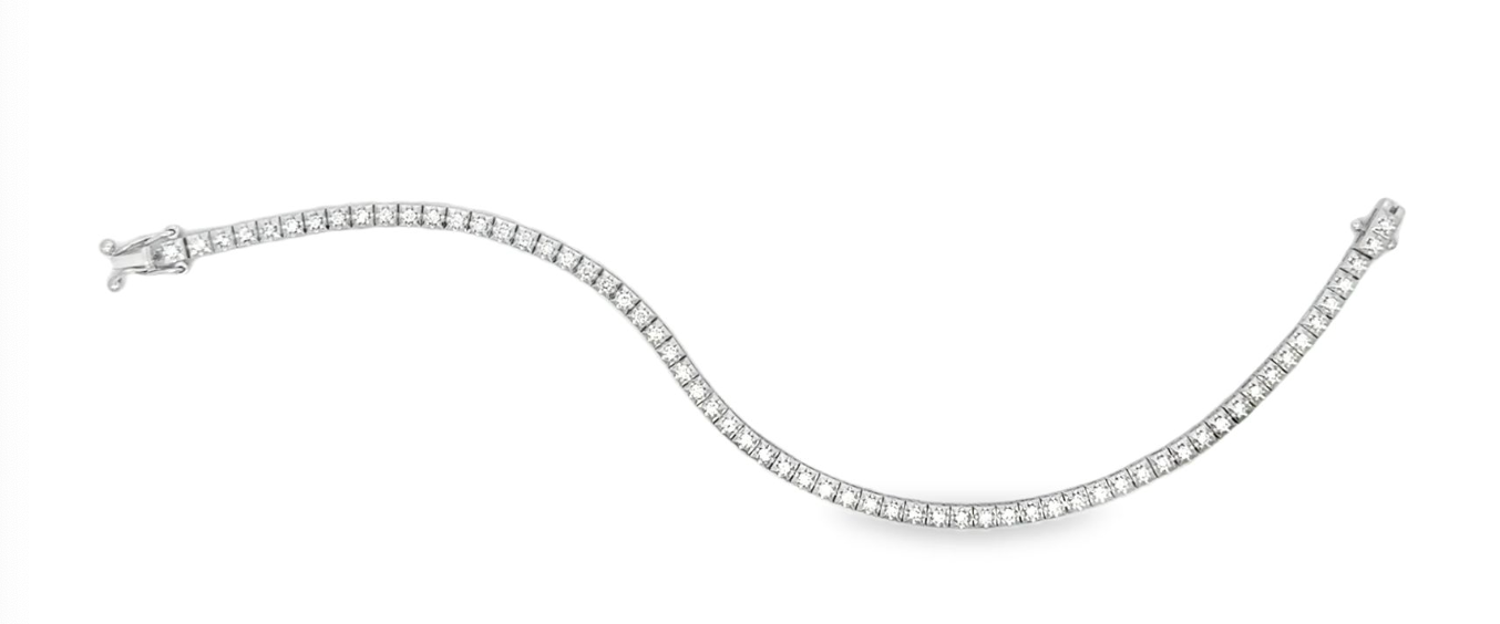 TENNIS BRACELET WHITE GOLD
