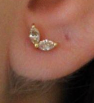 TWO DROP EARRINGS