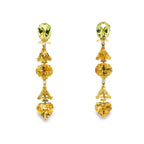 CITRINE SWAY DANGLE EARRINGS