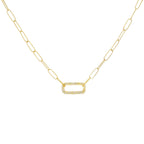 DIAMOND SINGLE CHAIN ADJUSTABLE NECKLACE.