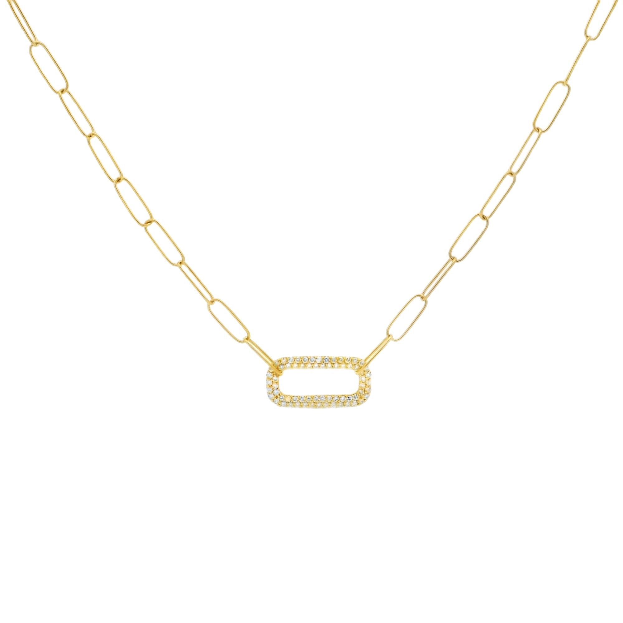 DIAMOND SINGLE CHAIN ADJUSTABLE NECKLACE.