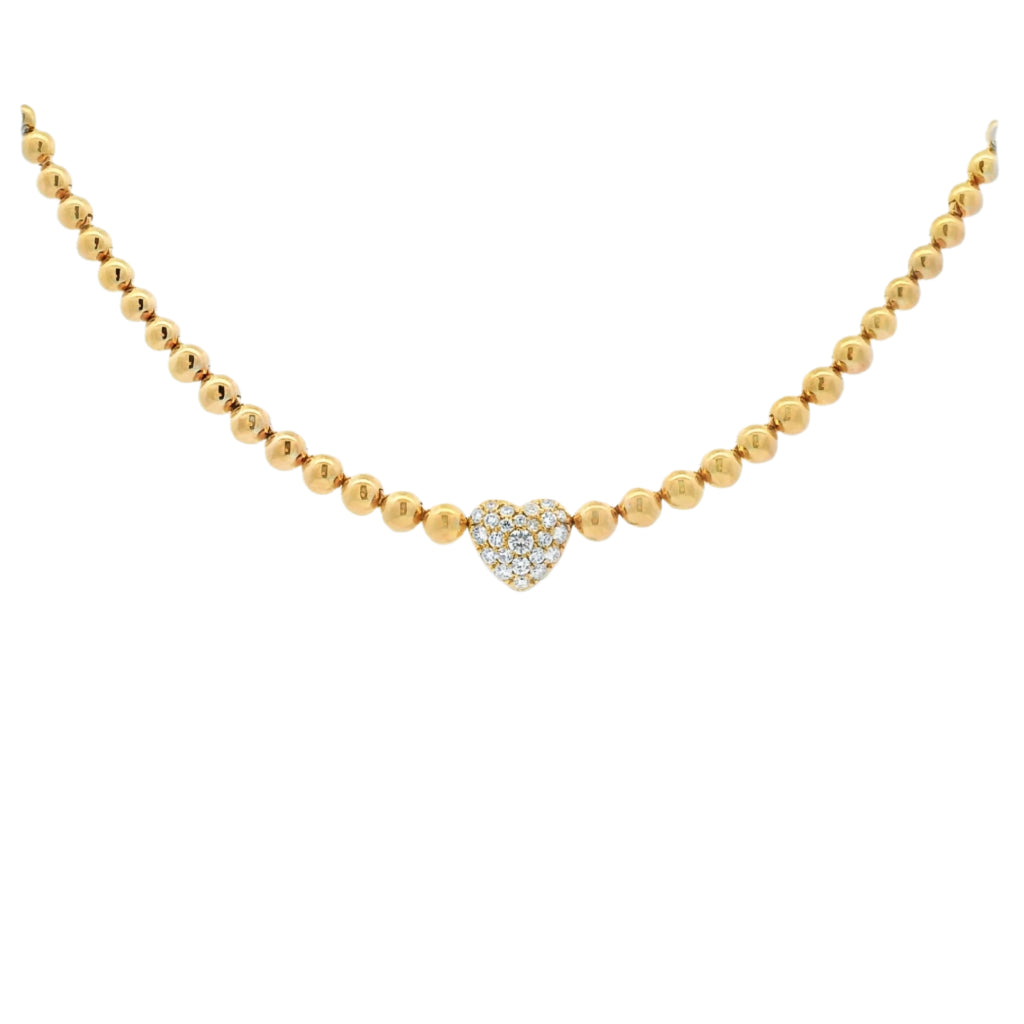 HEART SPARK DIAMOND CHOKER