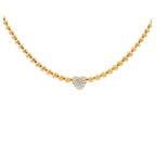 HEART SPARK DIAMOND CHOKER